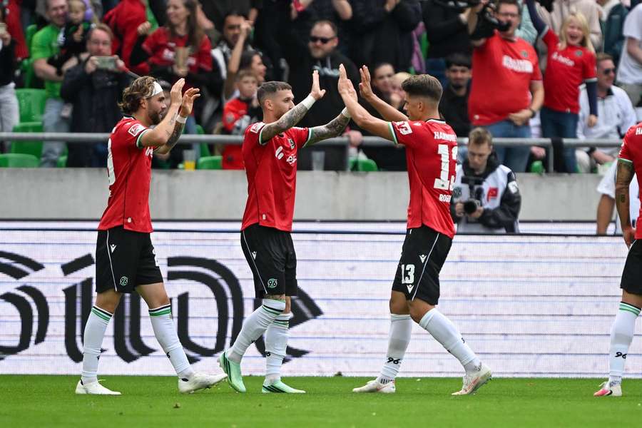Erfolgserlebnis für Hannover 96 Erfolgserlebnis für Hannover 96