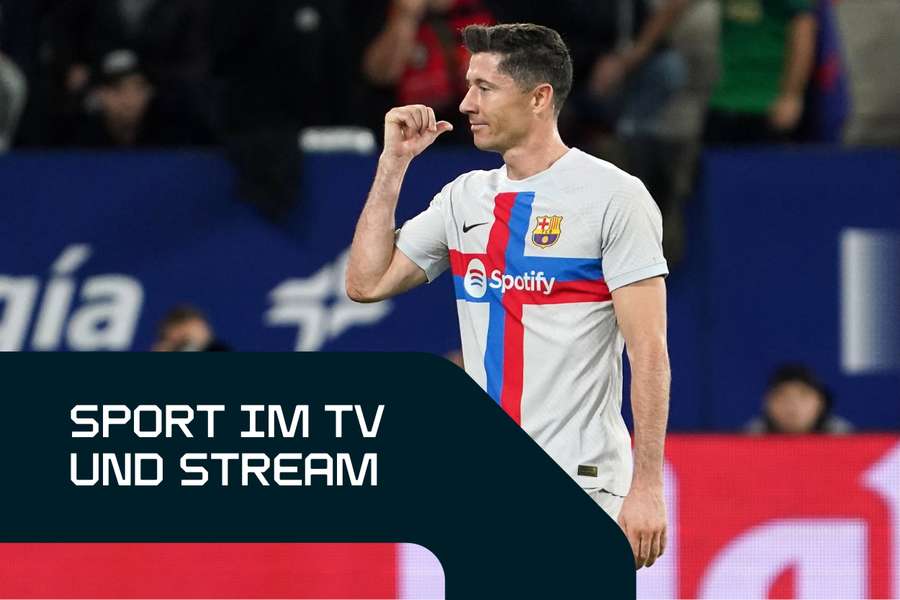 Sport live am Donnerstag: Robert Lewandowski vom FC Barcelona läuft auch persönlich den hohen Erwartungen hinterher.