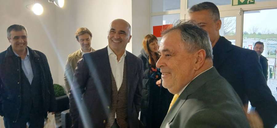 Roberto Martínez na apresentação do torneio