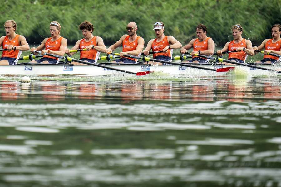 Fetter, Van der Bij, Van de Kerkhof, Makker, De Graaf, Mollee, Molenaar, Krommenhoek en Van Doorn in de Holland Acht