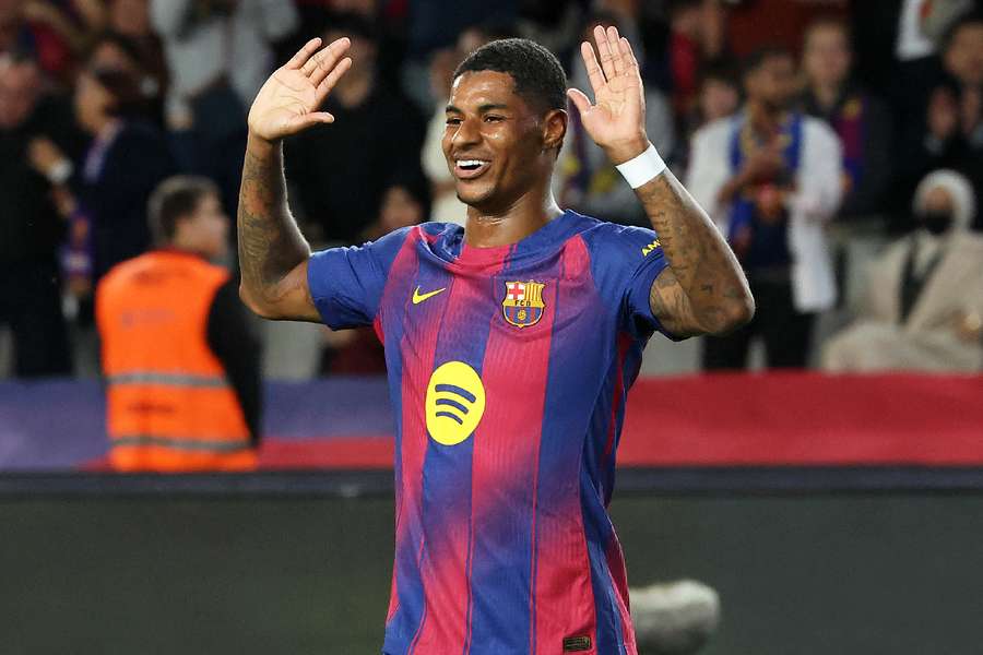 Marcus Rashford has been in brilliant form for Barcelona