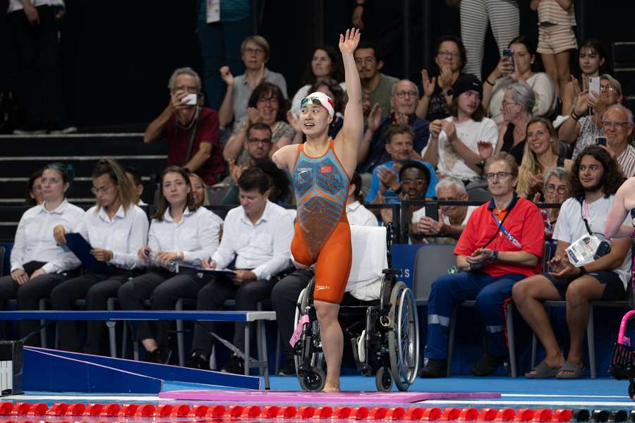 Yuyan Jiang brilla en los Juegos Paralímpicos de París.