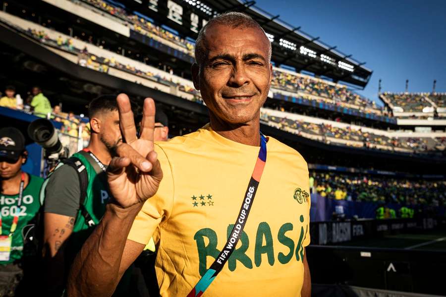 Romario at Brazil 3-0 Haiti during the World Cup