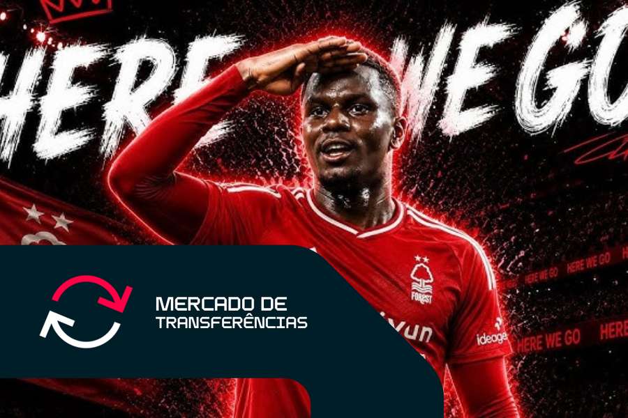 Ousmane Diomande a caminho do Nottingham Forest