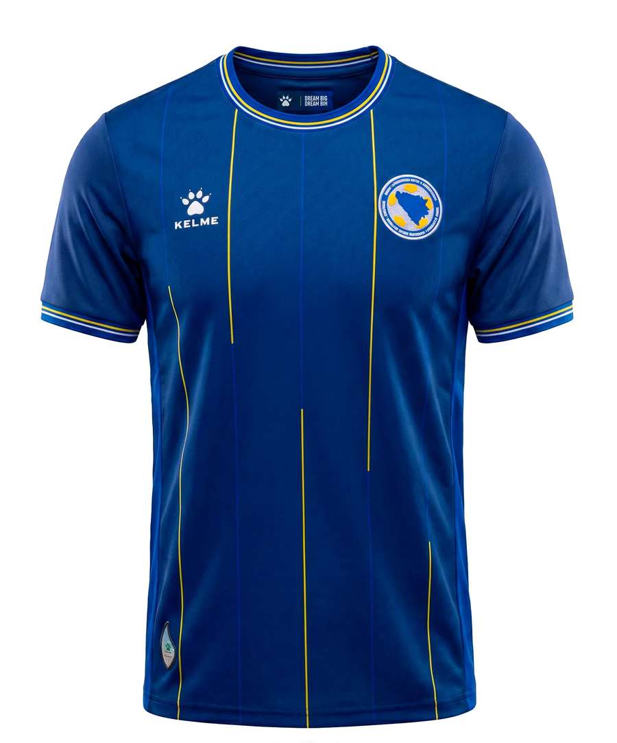 Bosnia & Herzegovina's home kit for the World Cup