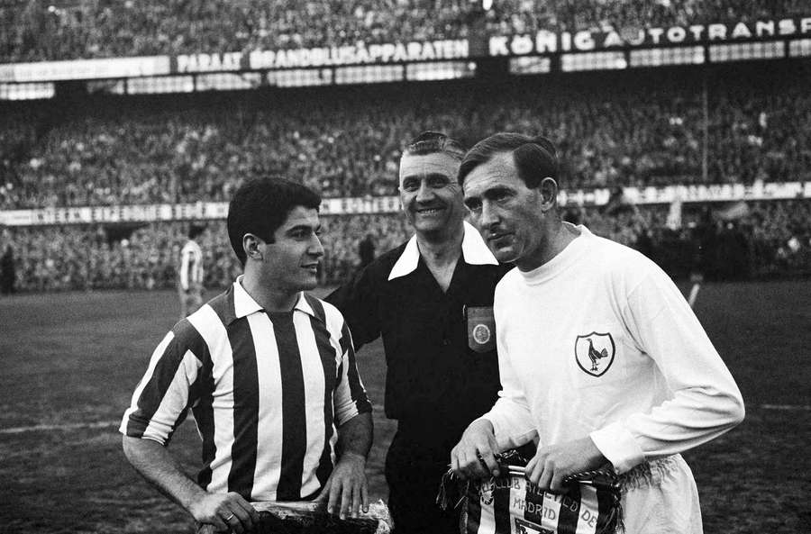 Imagen del único Atlético vs. Tottenham de la historia