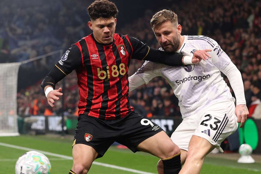 Bournemouth, de Evanilson, e Manchester United, de Luke Shaw, ficaram no 1 a 1 