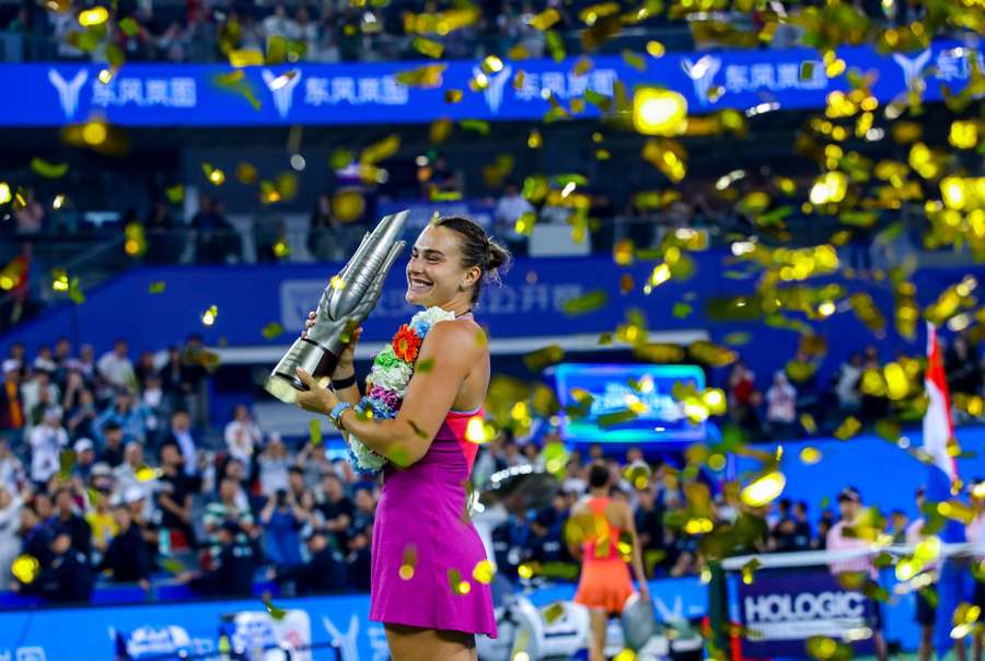 Sabalenka has won in Wuhan three times Sabalenka has won in Wuhan three times
