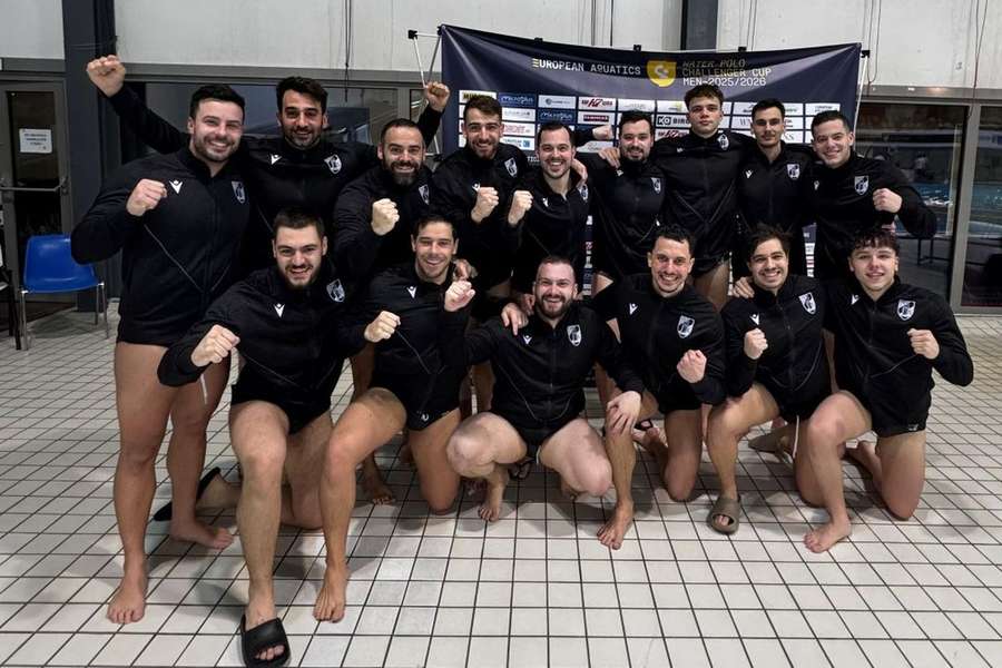 A equipa de polo aquático do Vitória SC