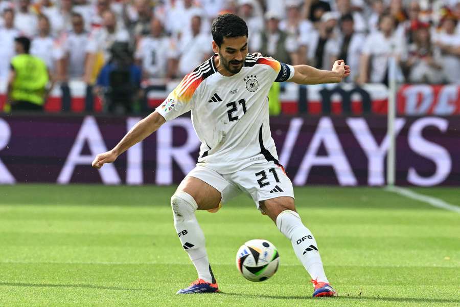 Ilkay Gündogan à l'Euro lors du match face à l'Espagne.