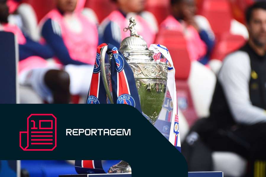 O troféu da Taça de França