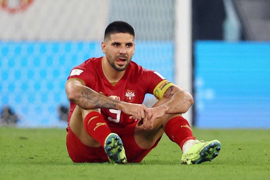 Aleksander Mitrovic scored against Switzerland but his side Serbia were dumped out of the World Cup