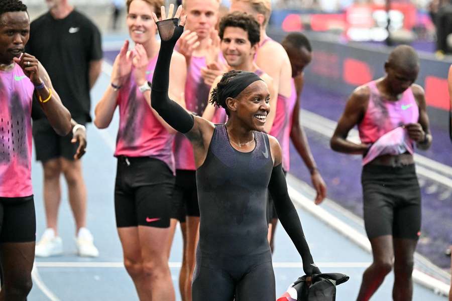 Faith Kipyegon em ação