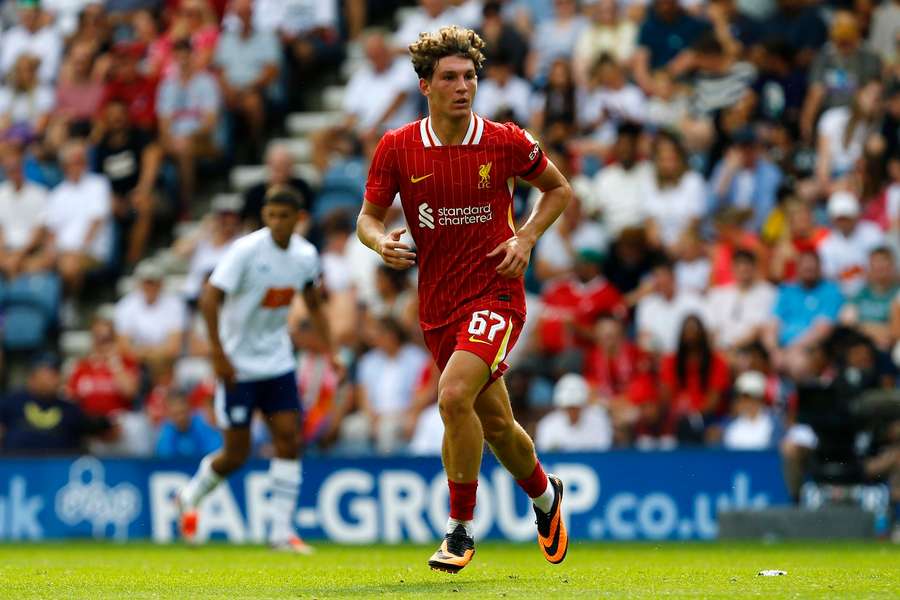 Lewis Koumas, avançado galês do Liverpool