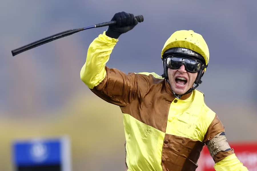 Townsend celebrates his victory