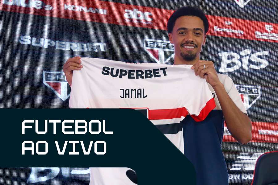 Jamal Lewis foi apresentado no São Paulo um dia depois da sua estreia