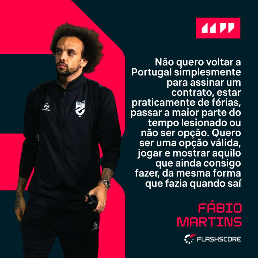 Fábio Martins fala sobre o futuro Fábio Martins fala sobre o futuro