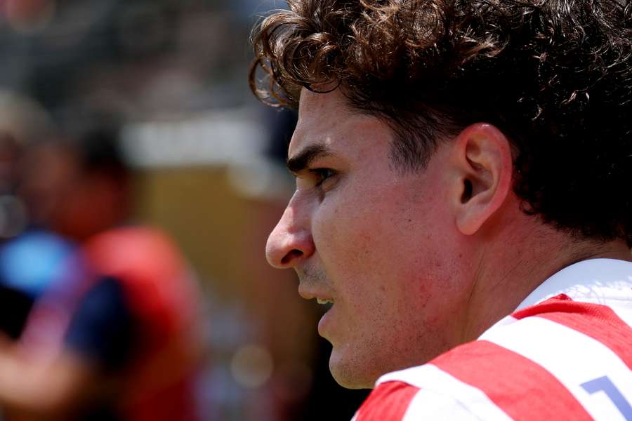 Julián Álvarez, la cara de la decepción en el Atlético de Madrid