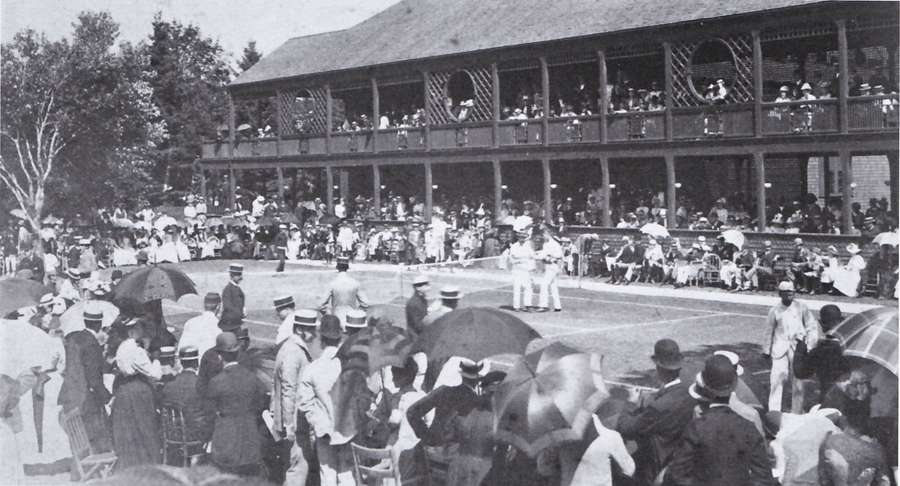 Semifinal do US Open 1890 em Newport Semifinal do US Open 1890 em Newport