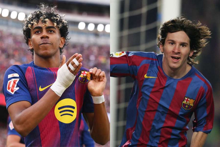 Lamine Yamal e Lionel Messi tem inícios parecidos no futebol
