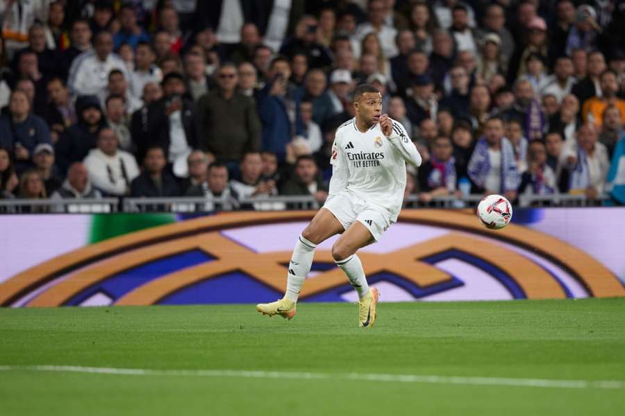 Kylian Mbappé, durante el Real Madrid-Barcelona