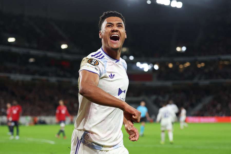 Watkins, le buteur d'Aston Villa à Pierre-Mauroy. 