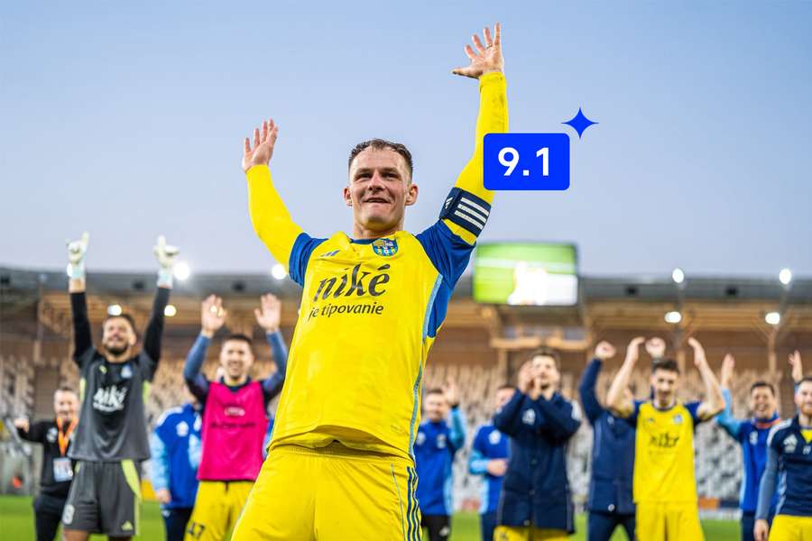 Krivák bol najlepšie hodnoteným hráčom kola.