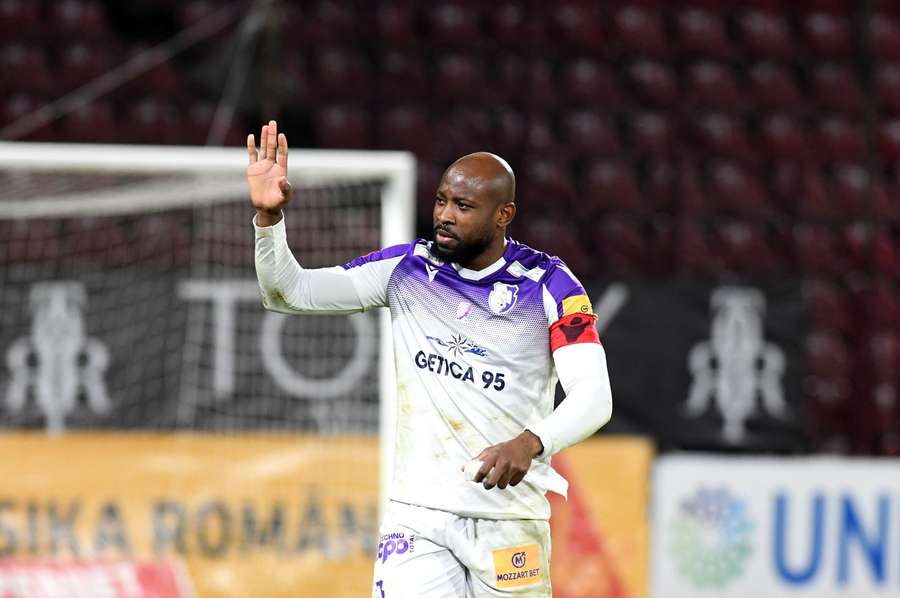 Arnold Garita în tricoul lui FC Argeș Arnold Garita în tricoul lui FC Argeș