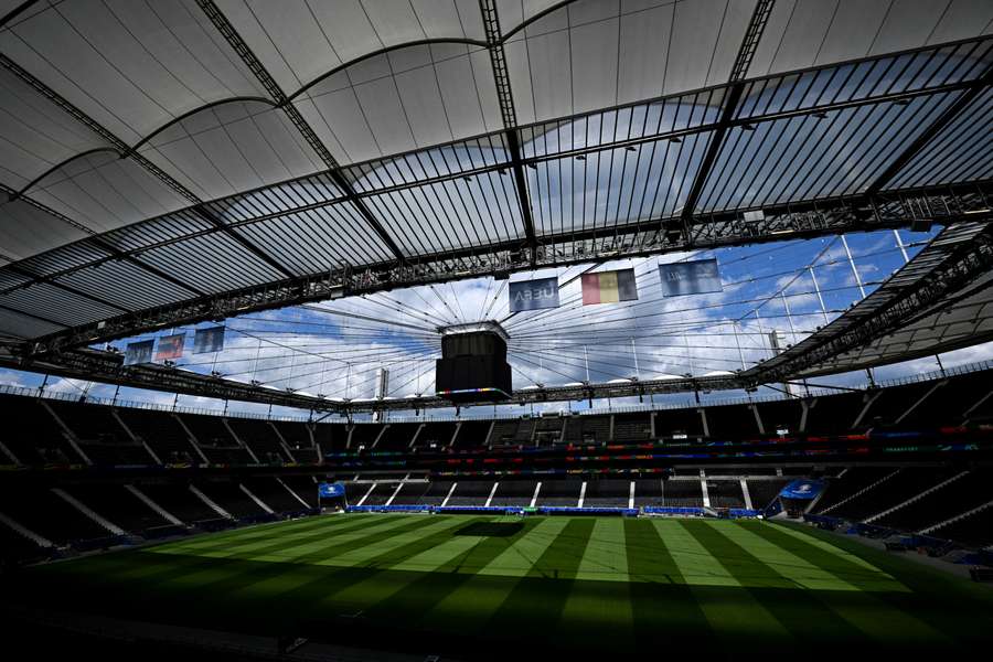 Interior view of Frankfurt's Waldstadion, the venue for the 2026/27 Europa League final
