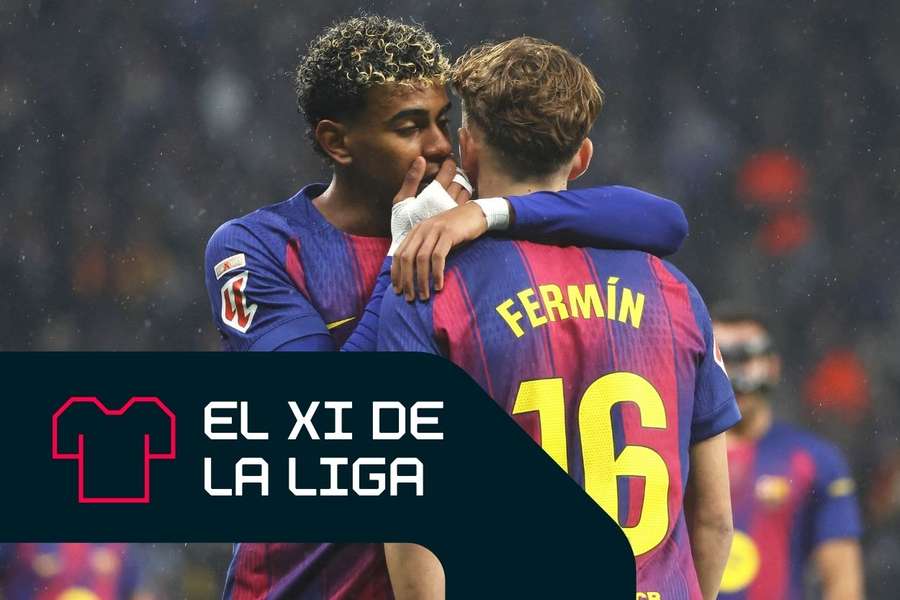 Lamine y Fermín, en el once