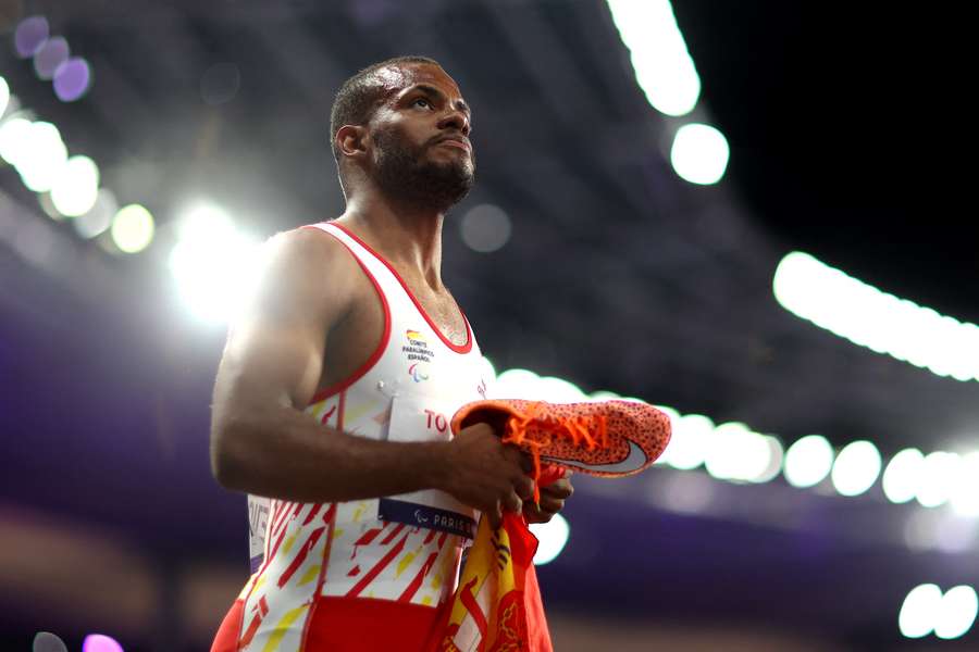 El español David Pineda, plata paralímpico en 400 m