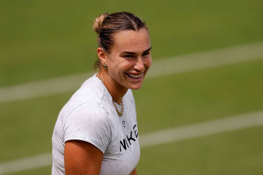 Aryna Sabalenka à Wimbledon.