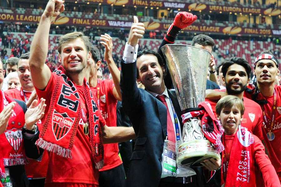 Unai Emery triumfoval v Evropské lize třikrát za sebou se Sevillou.
