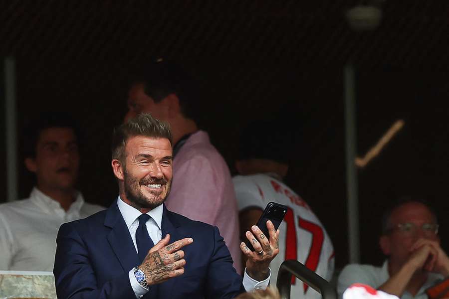 David Beckham durante el Mundial 2026. David Beckham durante el Mundial 2026.