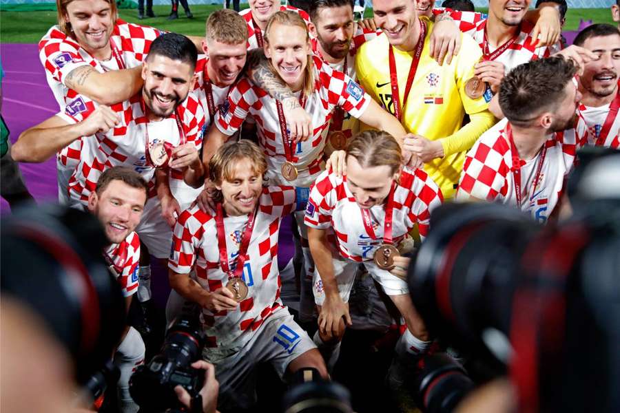 Croatia have collected their third World Cup medal