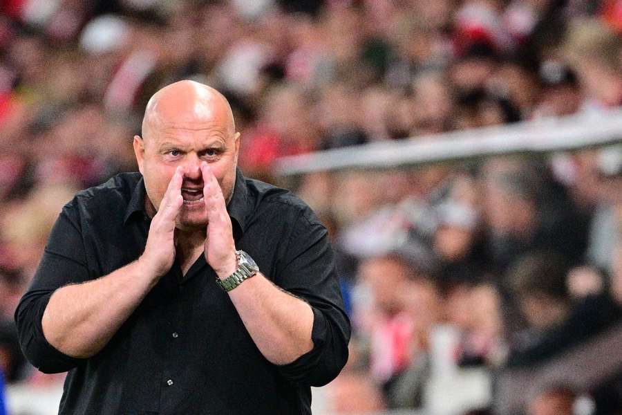 Trenér Bohemians Jaroslav Veselý.