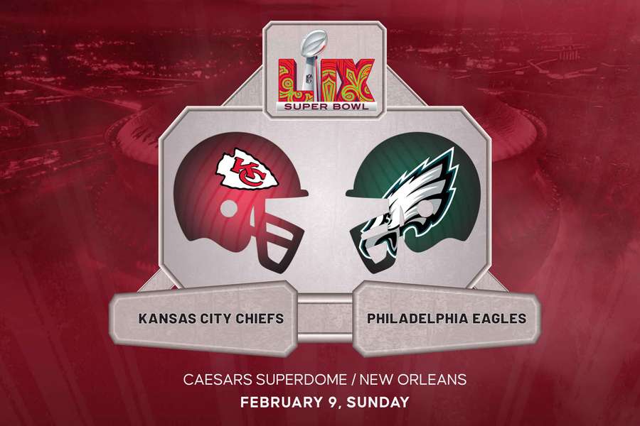 A decisão entre Chiefs e Eagles será no estádio que mais recebeu finais da NFL na história