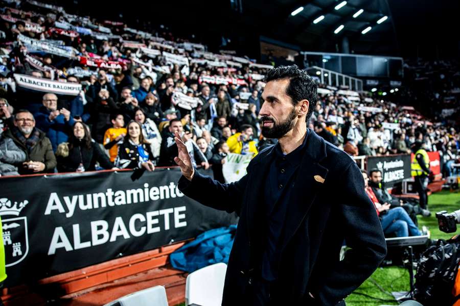 Alvaro Arbeloa  during the Copa de Rey match against Albacete