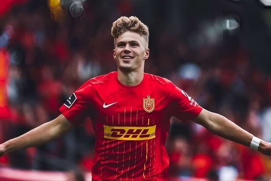 Sindre Walle Egeli, avançado de 19 anos do Nordsjaelland