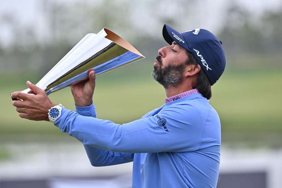 Larrazabal celebrates his victory