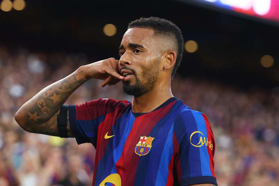 Gabriel Jesus apareceu na vitória do Barcelona Gabriel Jesus apareceu na vitória do Barcelona