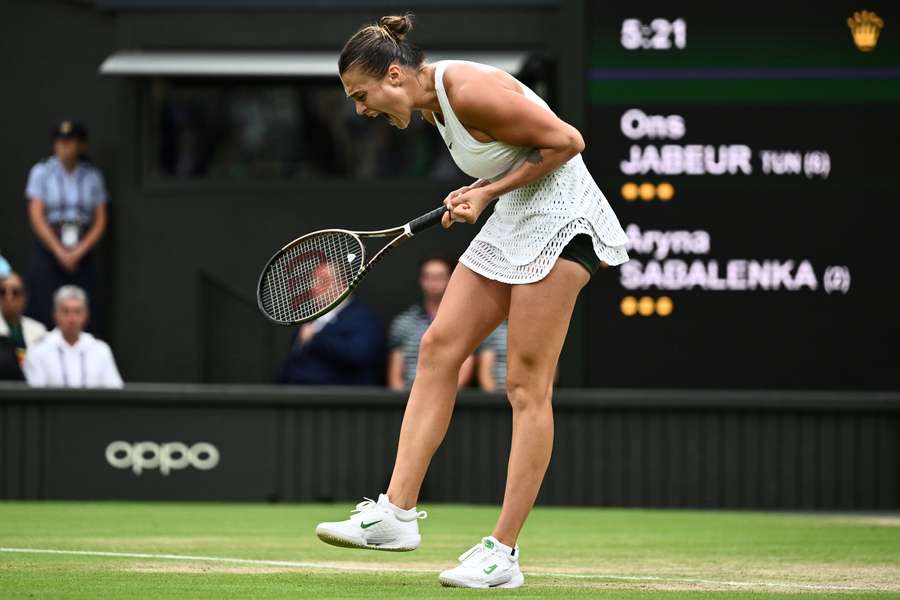 Aryna Sabalenka didn't hold back in her match against Ons Jabeur