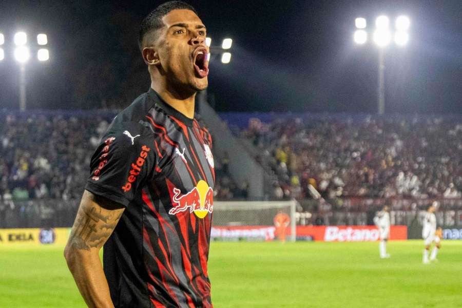 Barbosa abriu o placar contra o Fla, mas o Bragantino não segurou o resultado