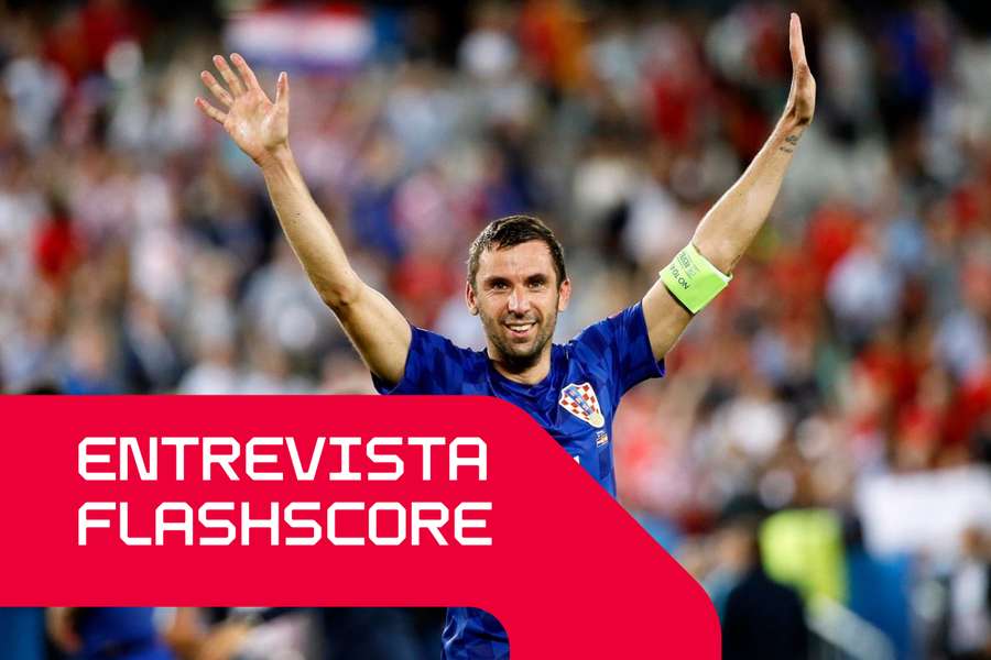 Darijo Srna foi capitão da seleção croata Darijo Srna foi capitão da seleção croata