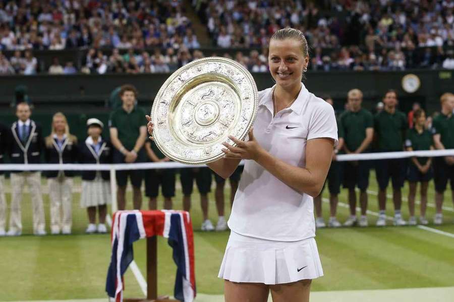 Um dos momentos mais brilhantes de Petra Kvitova: a conquista de Wimbledon