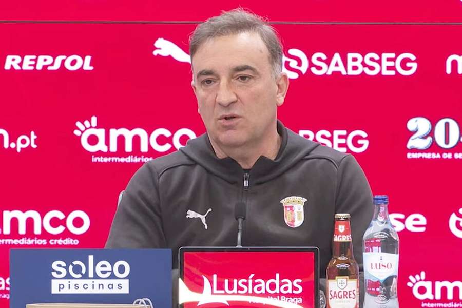 Carlos Carvalhal, treinador do SC Braga