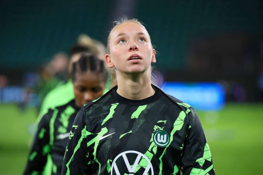 Wolfsburg's Ella Peddemors ahead of the UEFA Women's Champions League game against Manchester United