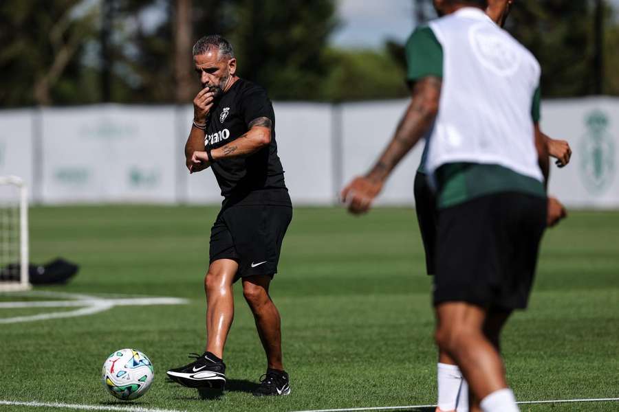 Rui Borges, treinador do Sporting Rui Borges, treinador do Sporting