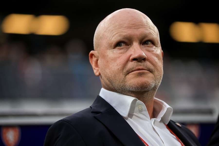 Trenér české reprezentace Ivan Hašek.