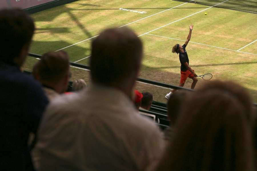 Sascha Zverev verzaubert das Publikum in Halle